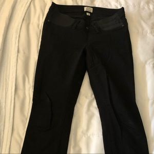 JCrew Maternity Toothpick Black Jeans